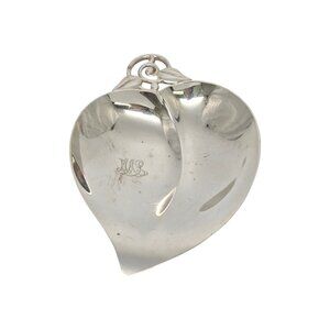 Tiffany & Co Sterling Silver Leaf Dish/Bowl 22885 w/Monogram #19273